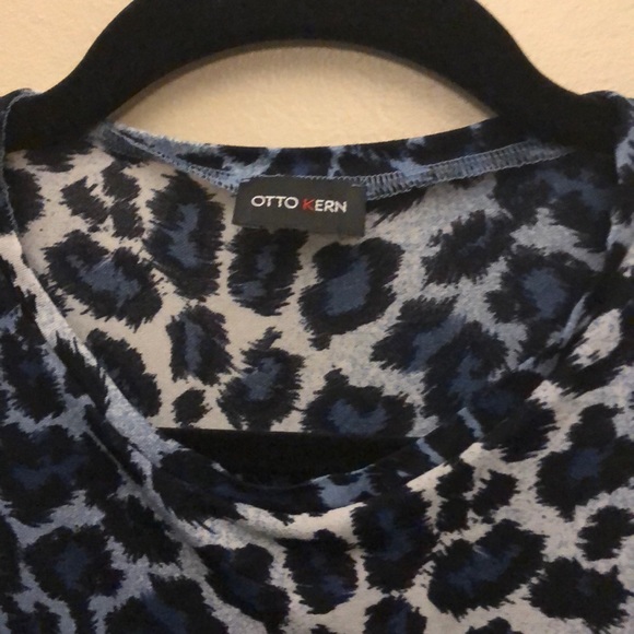 Otto Kern Leopard Print Crop Top - Picture 3 of 3